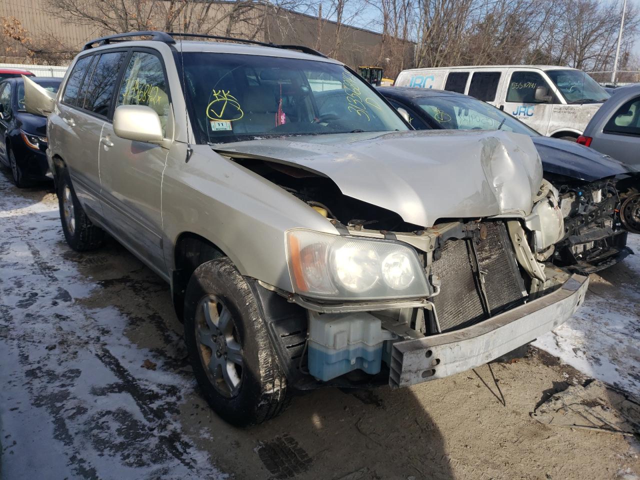 TOYOTA HIGHLANDER 2003 with VIN JTEHF21A330106303 - Photo from auction