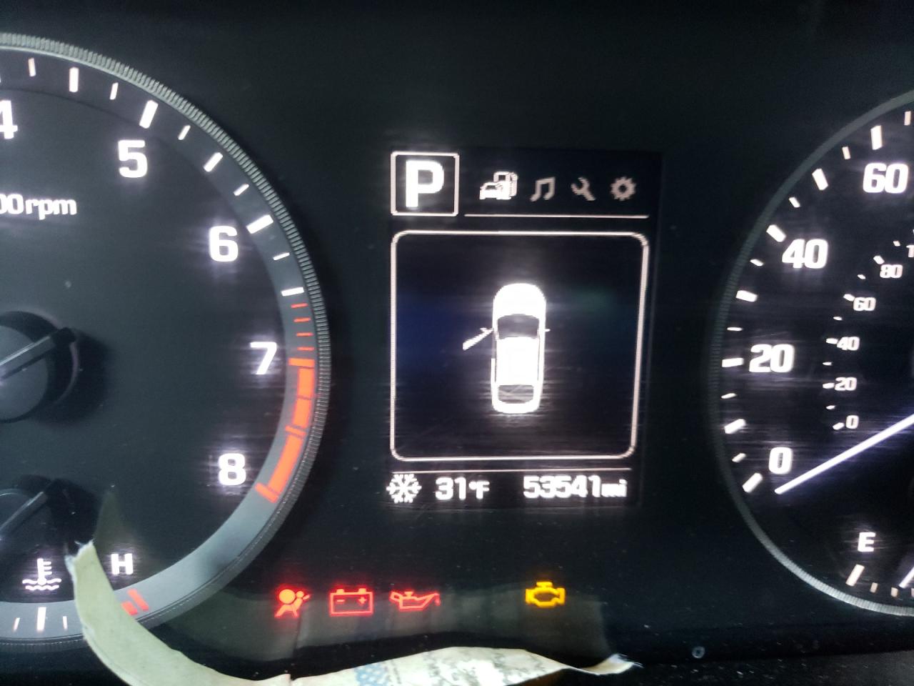 Photo 8 from auction – 2017 HYUNDAI SONATA SPO with VIN 5NPE34AF3HH474028