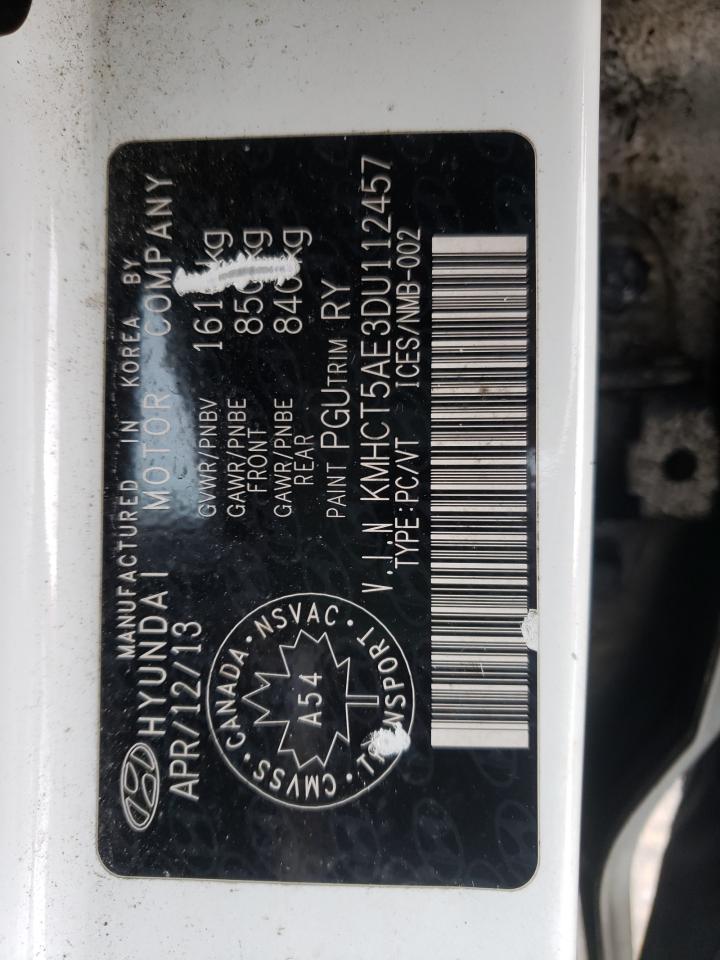 Photo 10 from auction – 2013 HYUNDAI ACCENT GLS with VIN KMHCT5AE3DU112457
