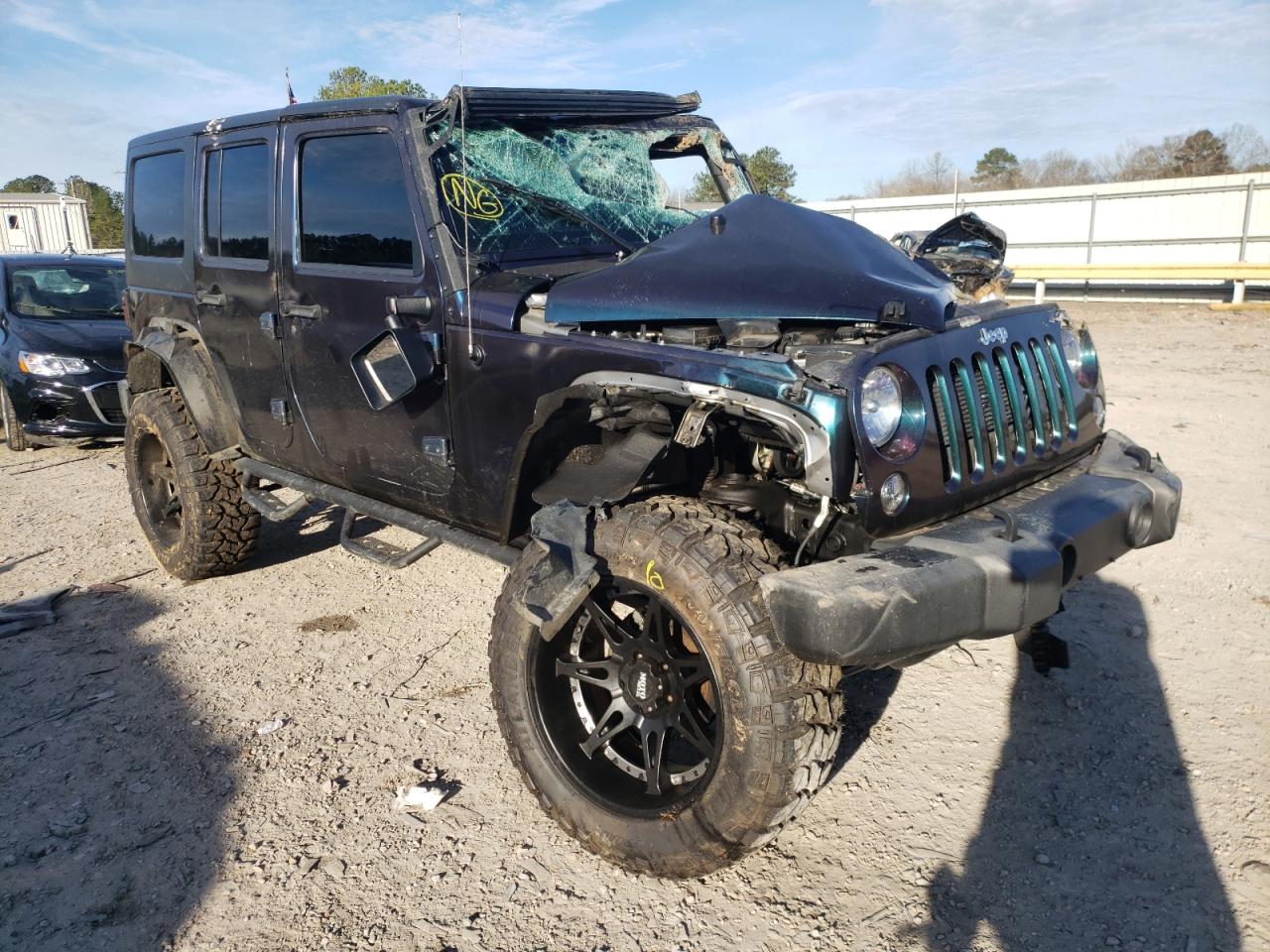 JEEP WRANGLER U 2017 with VIN 1C4BJWDG5HL500861 - Photo from auction