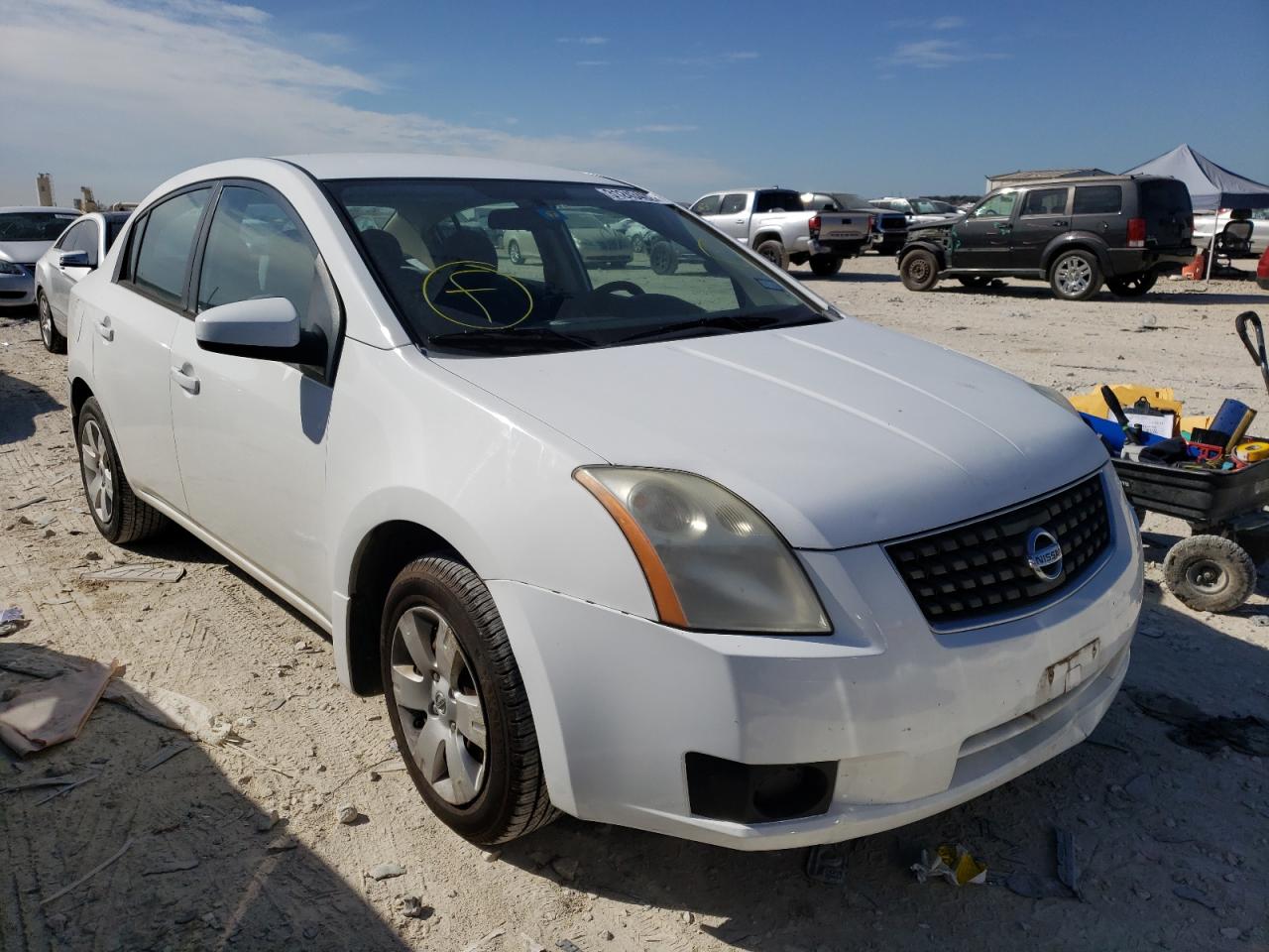 NISSAN SENTRA 2.0 2007 with VIN 3N1AB61E87L702837 - Photo from auction