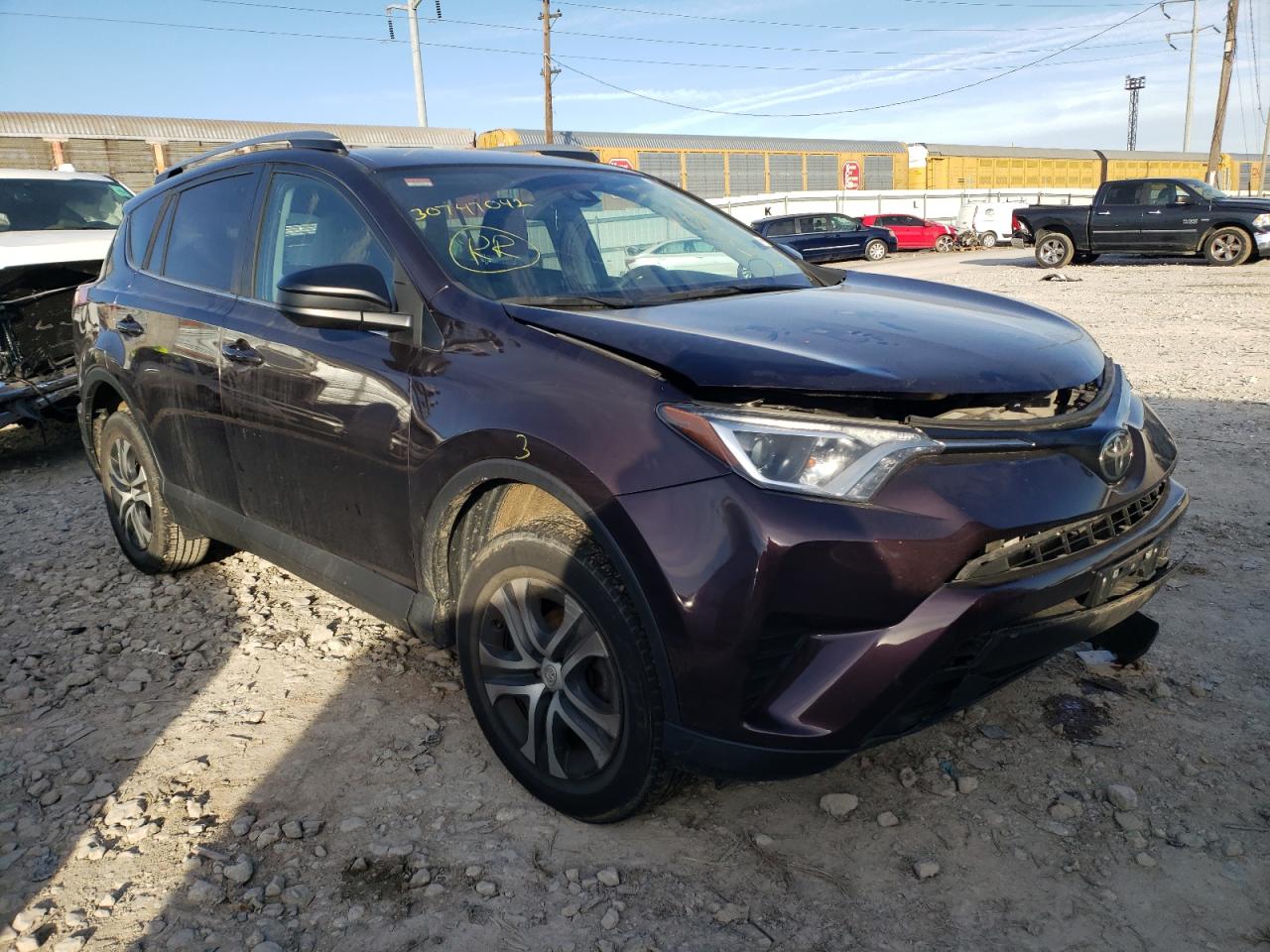 TOYOTA RAV4 LE 2017 with VIN 2T3ZFREV8HW332421 - Photo from auction