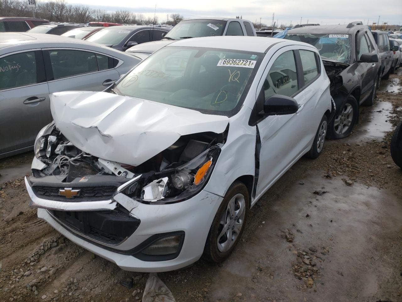 Photo 2 from auction – 2021 CHEVROLET SPARK LS with VIN KL8CB6SA1MC737382
