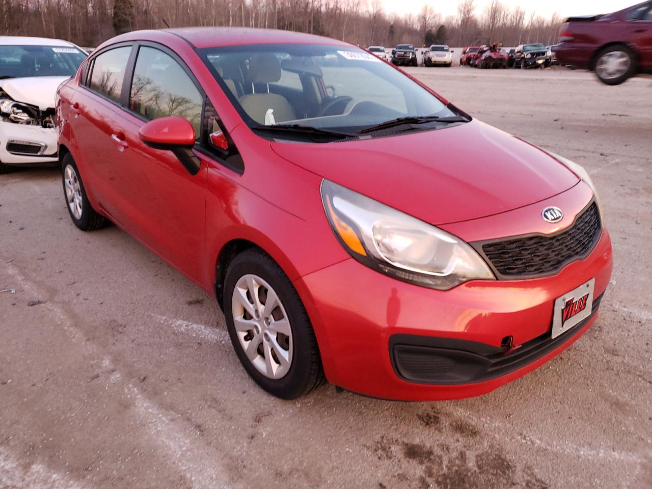 KIA RIO LX 2012 with VIN KNADM4A33C6088269 - Photo from auction