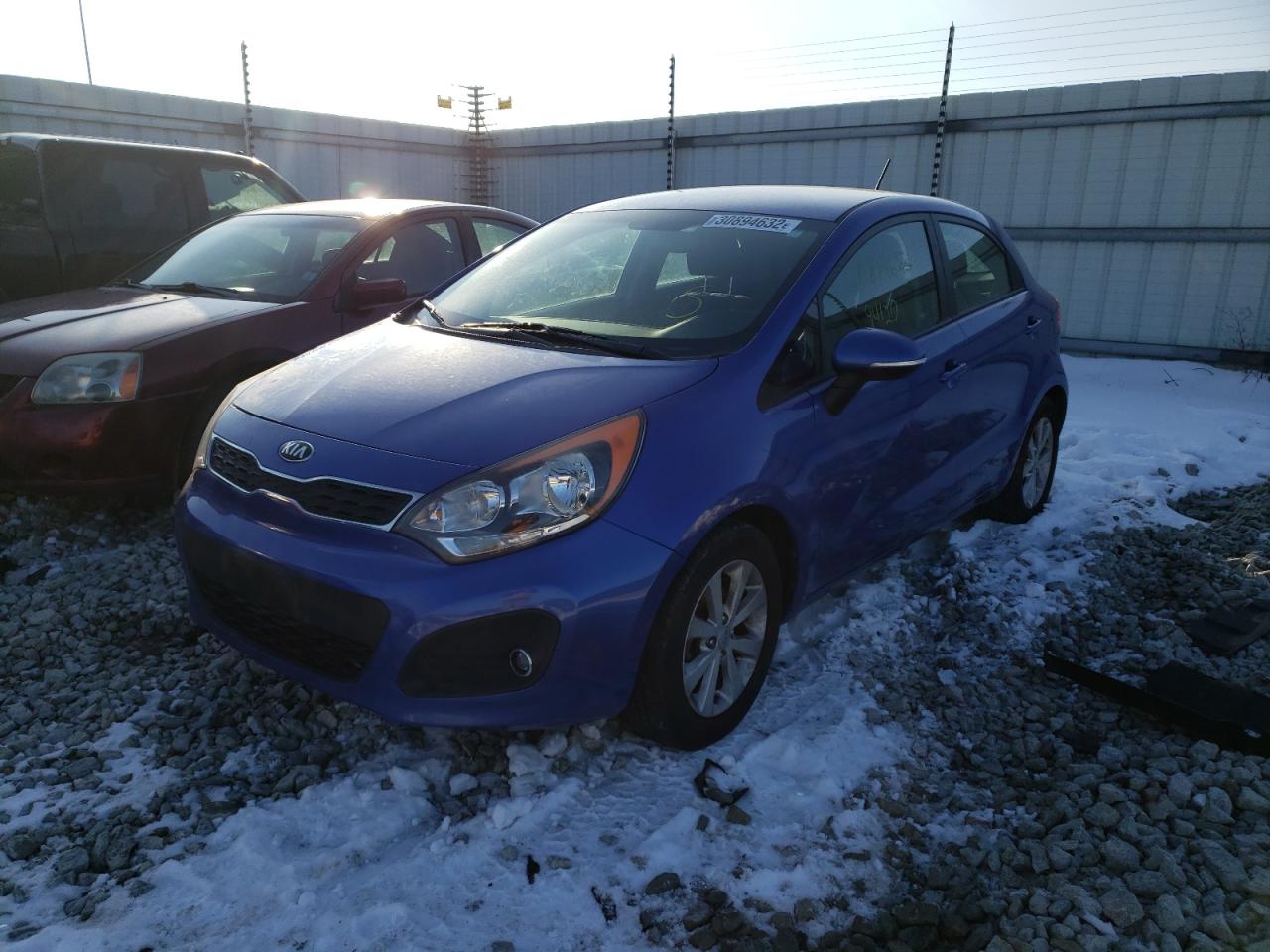 Photo 2 from auction – 2013 KIA RIO EX with VIN KNADN5A33D6157630