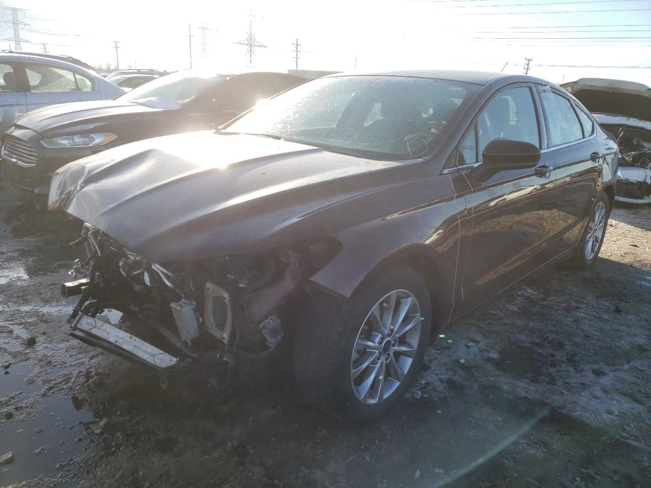 Photo 2 from auction – 2017 FORD FUSION SE with VIN 3FA6P0HD2HR290952