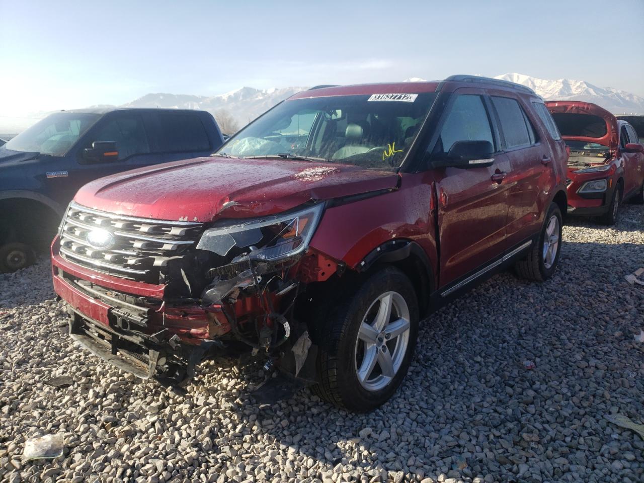 Photo 2 from auction – 2017 FORD EXPLORER X with VIN 1FM5K8D86HGA93605