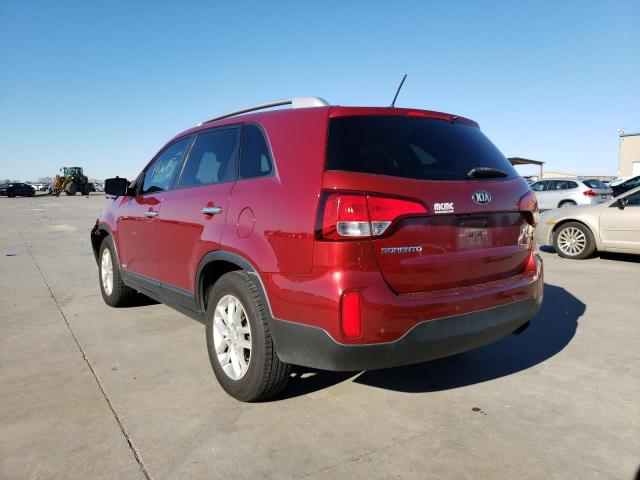 Photo 3 from auction – 2014 KIA SORENTO LX with VIN 5XYKTDA68EG444853