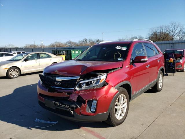 Photo 2 from auction – 2014 KIA SORENTO LX with VIN 5XYKTDA68EG444853