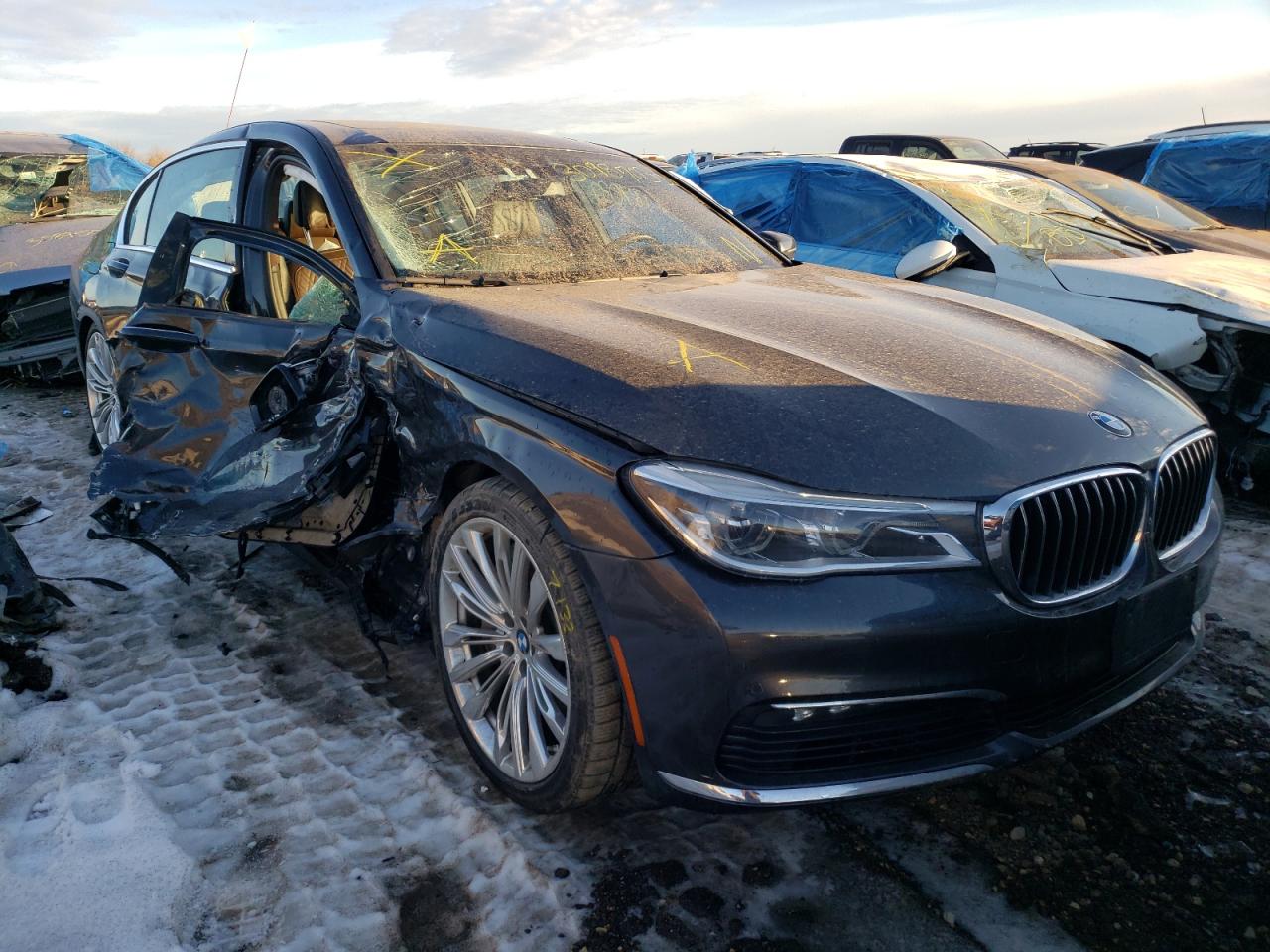 BMW 750 XI 2016 with VIN WBA7F2C59GG420872 - Photo from auction