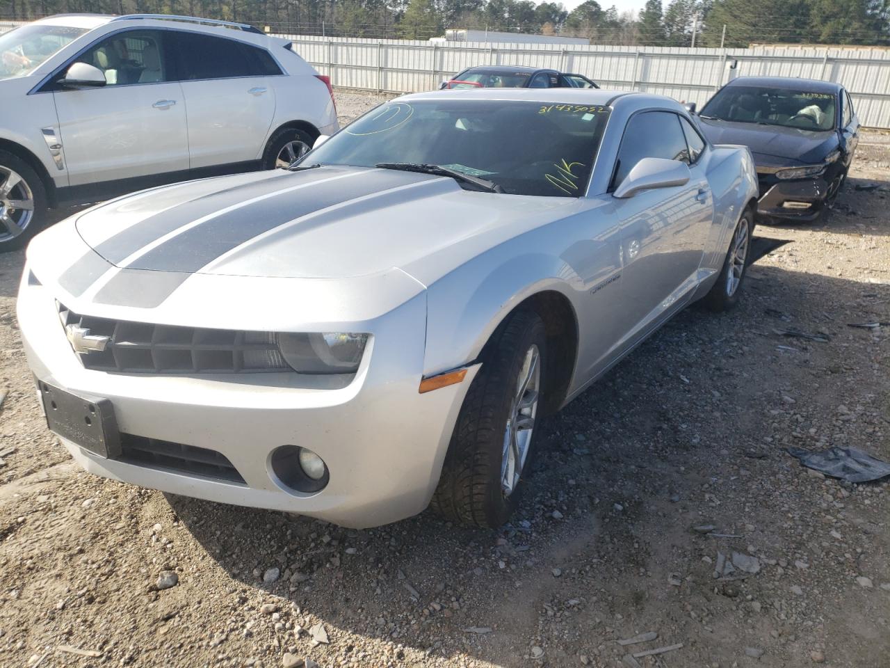 Photo 2 from auction – 2011 CHEVROLET CAMARO LT with VIN 2G1FB1ED0B9213537