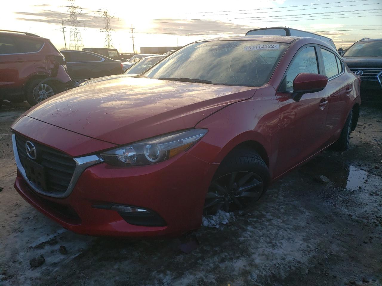 Photo 2 from auction – 2018 MAZDA 3 with VIN 3MZBN1V39JM256880