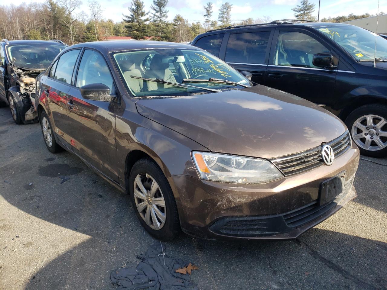 VOLKSWAGEN JETTA BASE 2012 with VIN 3VW2K7AJ8CM319230 - Photo from auction