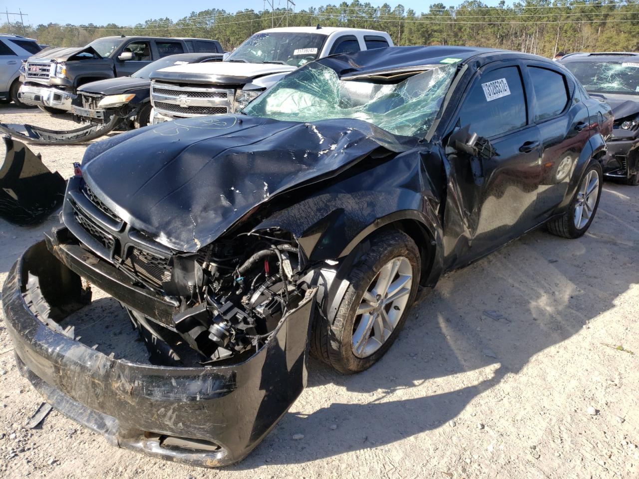 Photo 2 from auction – 2013 DODGE AVENGER SX with VIN 1C3CDZCB5DN664312