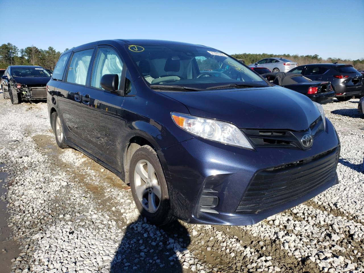 TOYOTA SIENNA L 2018 with VIN 5TDZZ3DC0JS920258 - Photo from auction