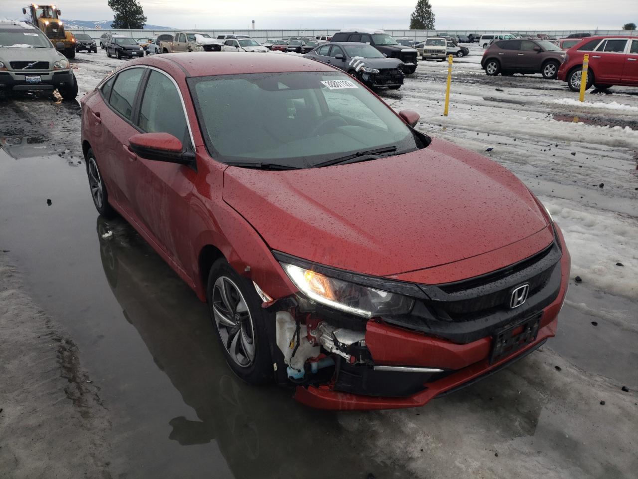 HONDA CIVIC LX 2019 with VIN 19XFC2F68KE205004 - Photo from auction
