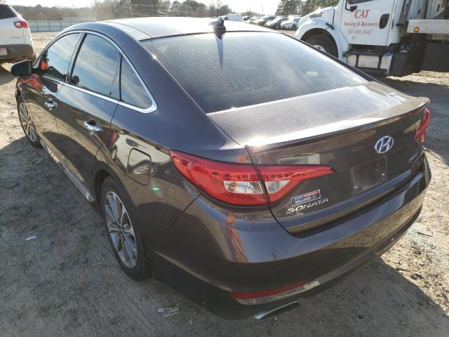 Photo 3 from auction – 2016 HYUNDAI SONATA SPO with VIN 5NPE34AF3GH325195