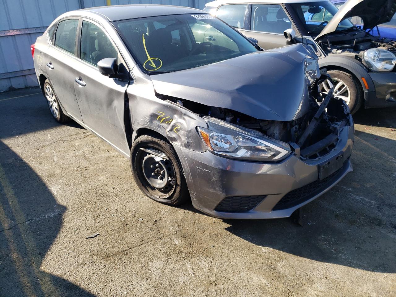 NISSAN SENTRA S 2016 with VIN 3N1AB7APXGY275560 - Photo from auction