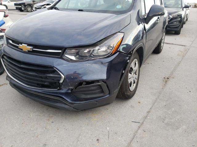 Photo 9 from auction – 2019 CHEVROLET TRAX LS with VIN 3GNCJKSB3KL158124