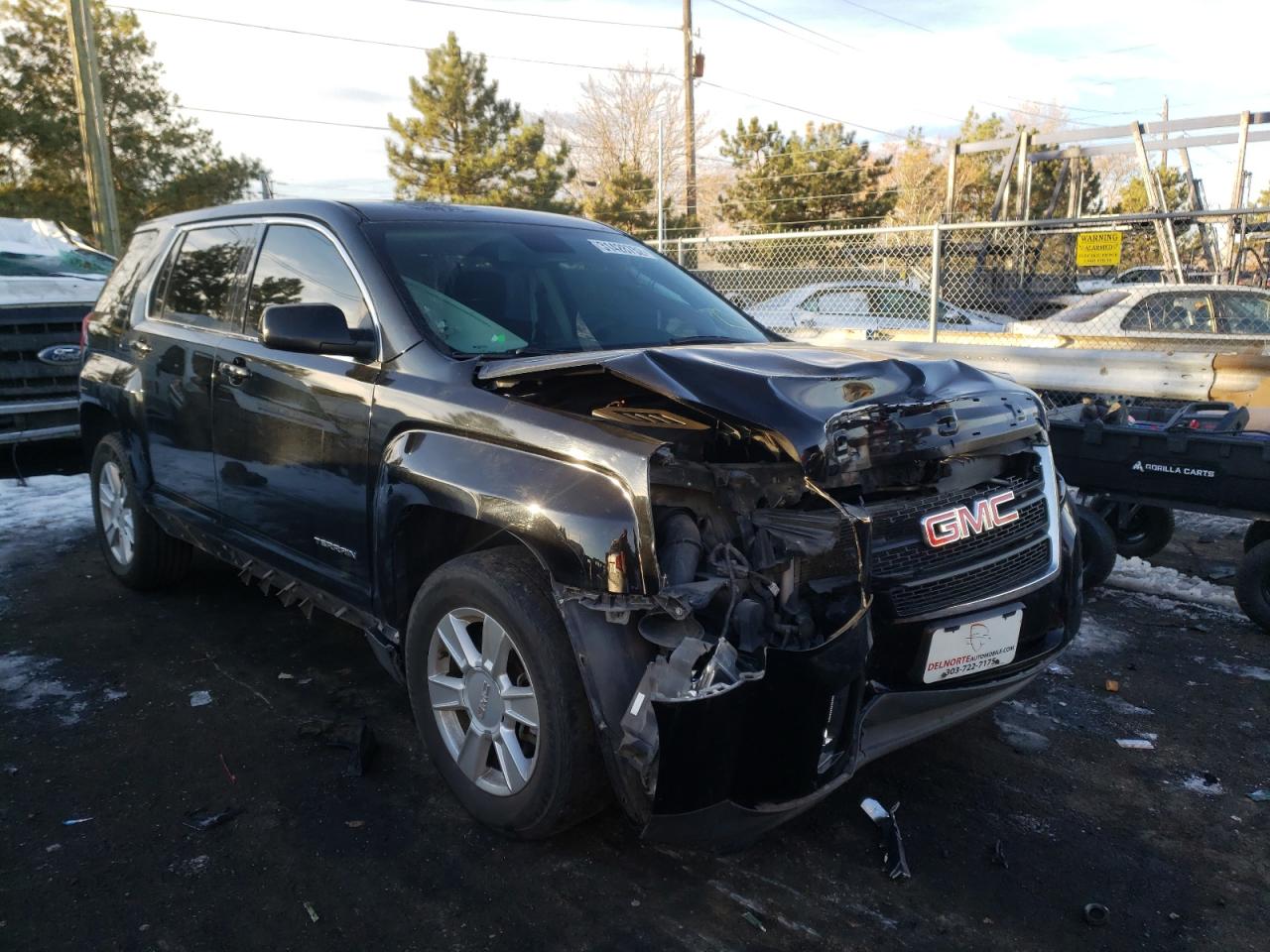 GMC TERRAIN SL 2013 with VIN 2GKALMEK0D6407153 - Photo from auction