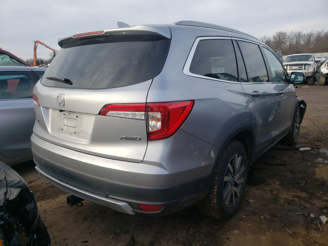 Photo 4 from auction – 2020 HONDA PILOT EXL with VIN 5FNYF6H49LB016988
