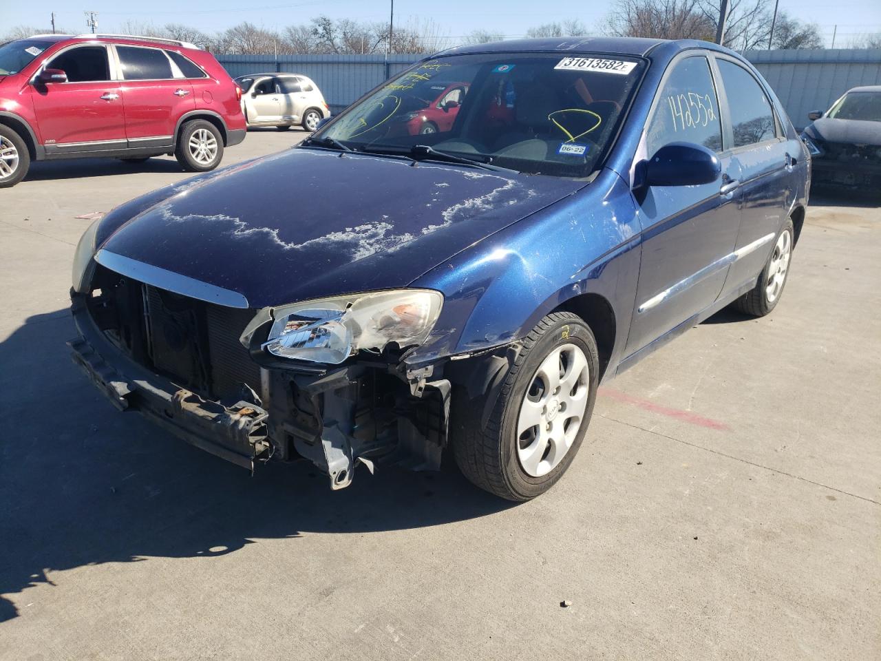 Photo 2 from auction – 2008 KIA SPECTRA with VIN KNAFE121485568206