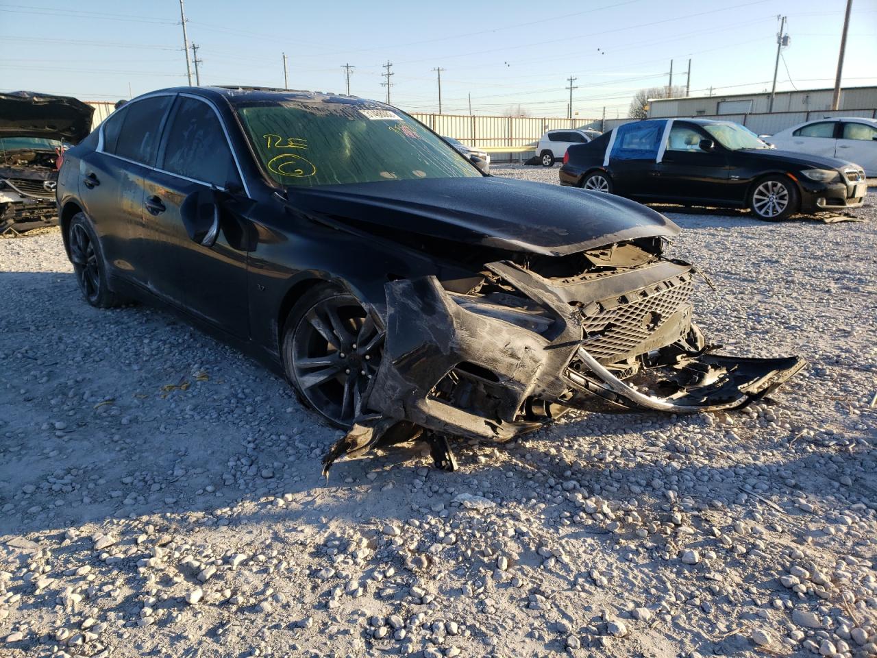 INFINITI Q50 BASE 2015 with VIN JN1BV7AP4FM357913 - Photo from auction
