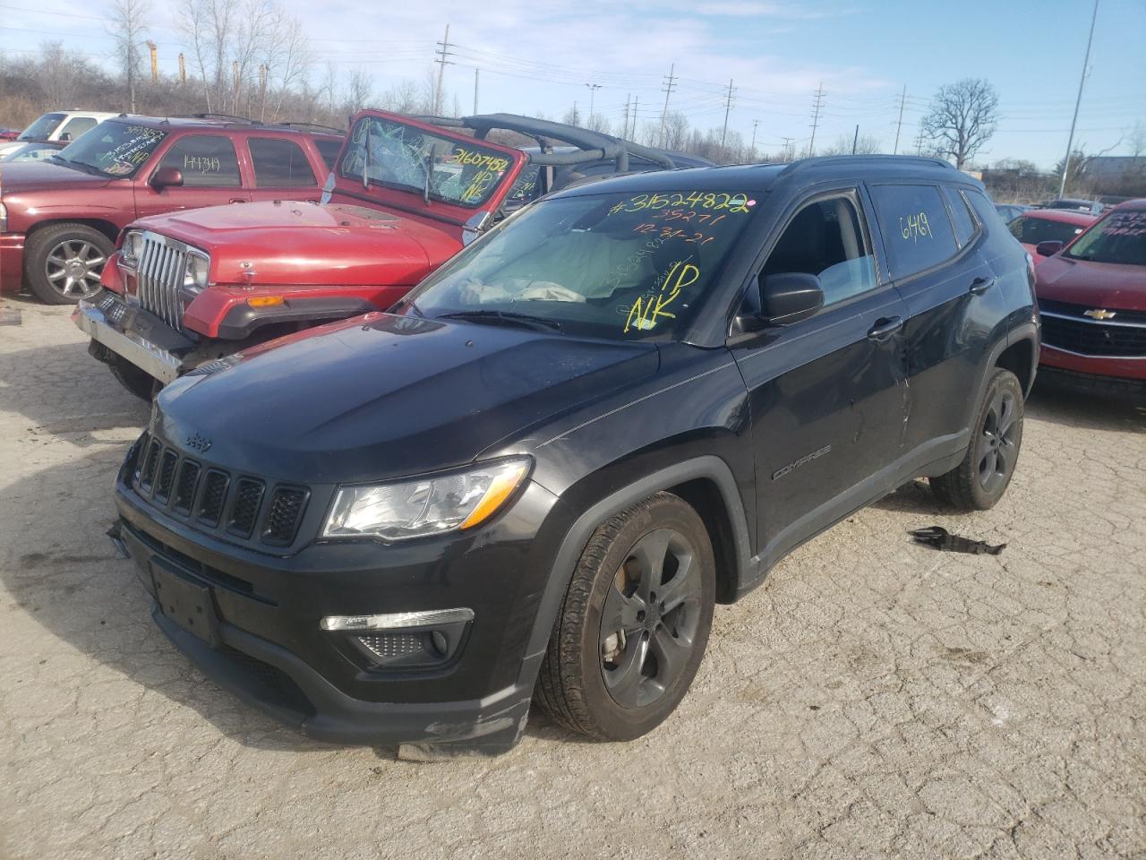 Photo 2 from auction – 2019 JEEP COMPASS LA with VIN 3C4NJCBB7KT706374