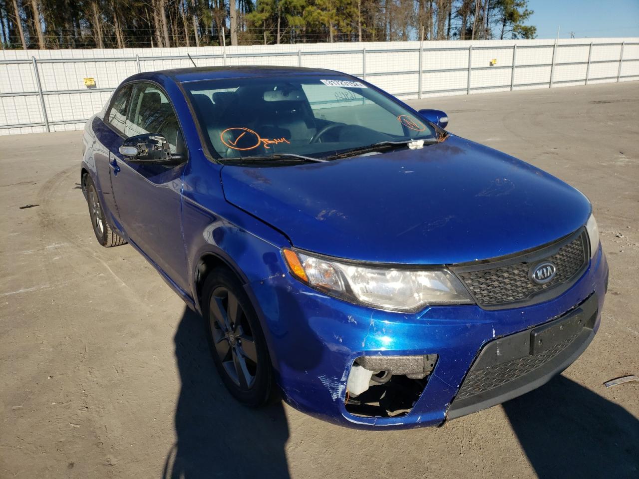 KIA FORTE EX 2010 with VIN KNAFU6A26A5150276 - Photo from auction
