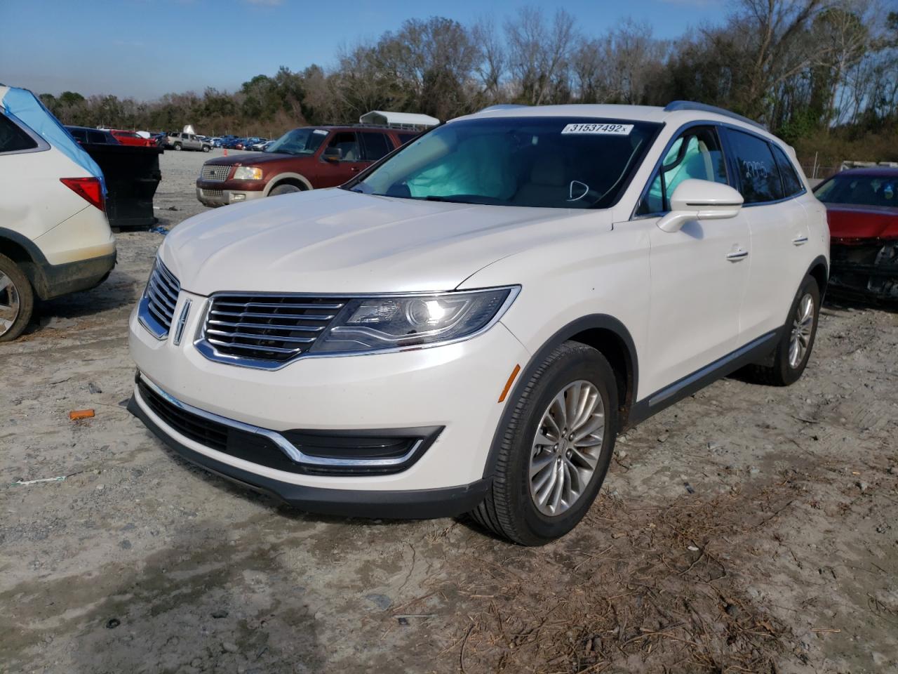Photo 2 from auction – 2016 LINCOLN MKX SELECT with VIN 2LMTJ6KR2GBL37447