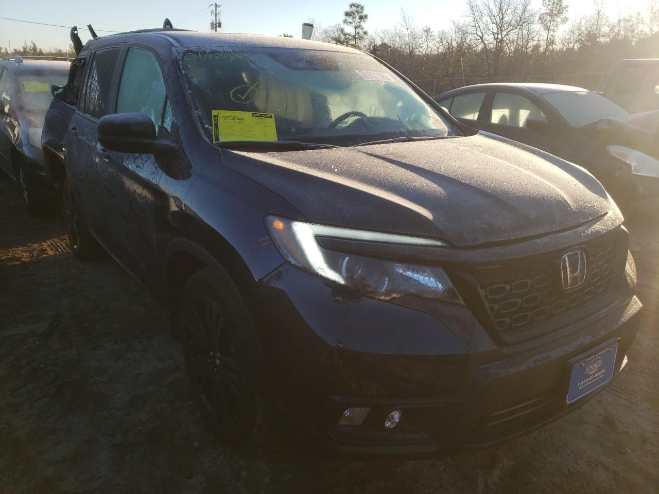 Photo 1 from auction – 2019 HONDA PASSPORT S with VIN 5FNYF7H22KB010923