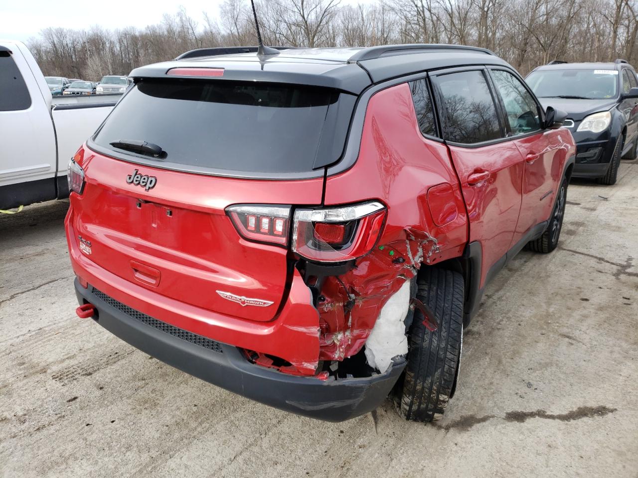 Photo 4 from auction – 2020 JEEP COMPASS TR with VIN 3C4NJDDB0LT118983
