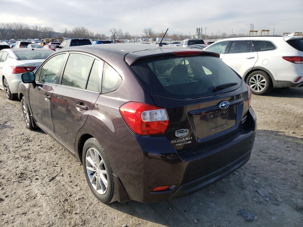 Photo 3 from auction – 2013 SUBARU IMPREZA PR with VIN JF1GPAC62D2880960