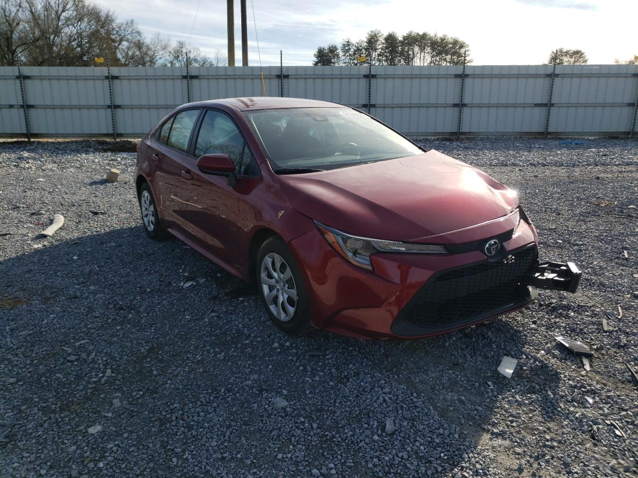 TOYOTA COROLLA LE 2022 with VIN JTDEPMAE1NJ210451 - Photo from auction
