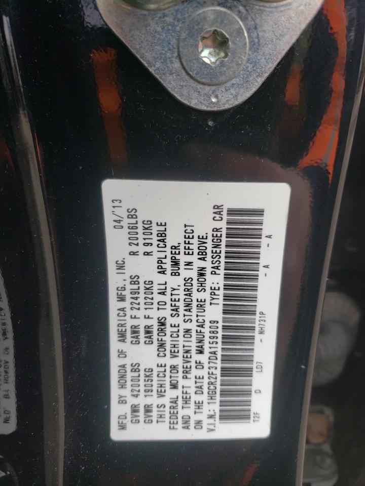 Photo 10 from auction – 2013 HONDA ACCORD LX with VIN 1HGCR2F37DA159809