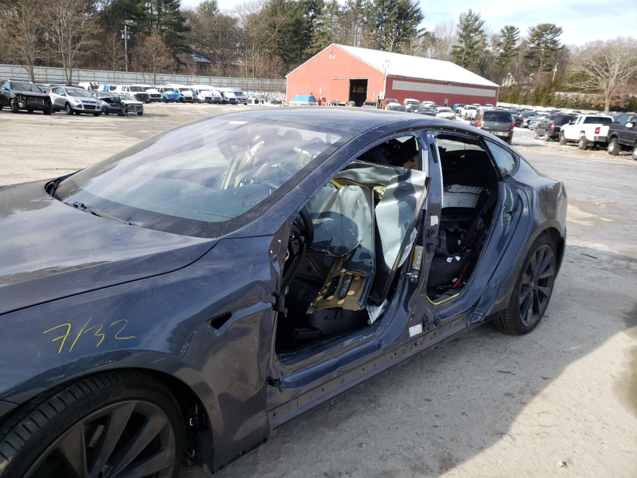 Photo 9 from auction – 2020 TESLA MODEL S with VIN 5YJSA1E2XLF370903