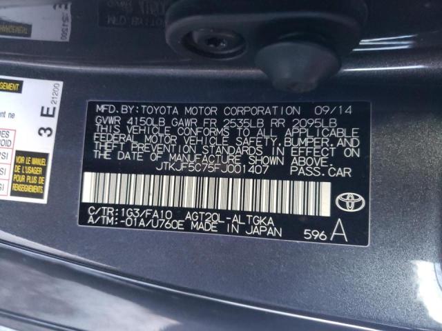 Photo 9 from auction – 2015 TOYOTA SCION TC with VIN JTKJF5C75FJ001407