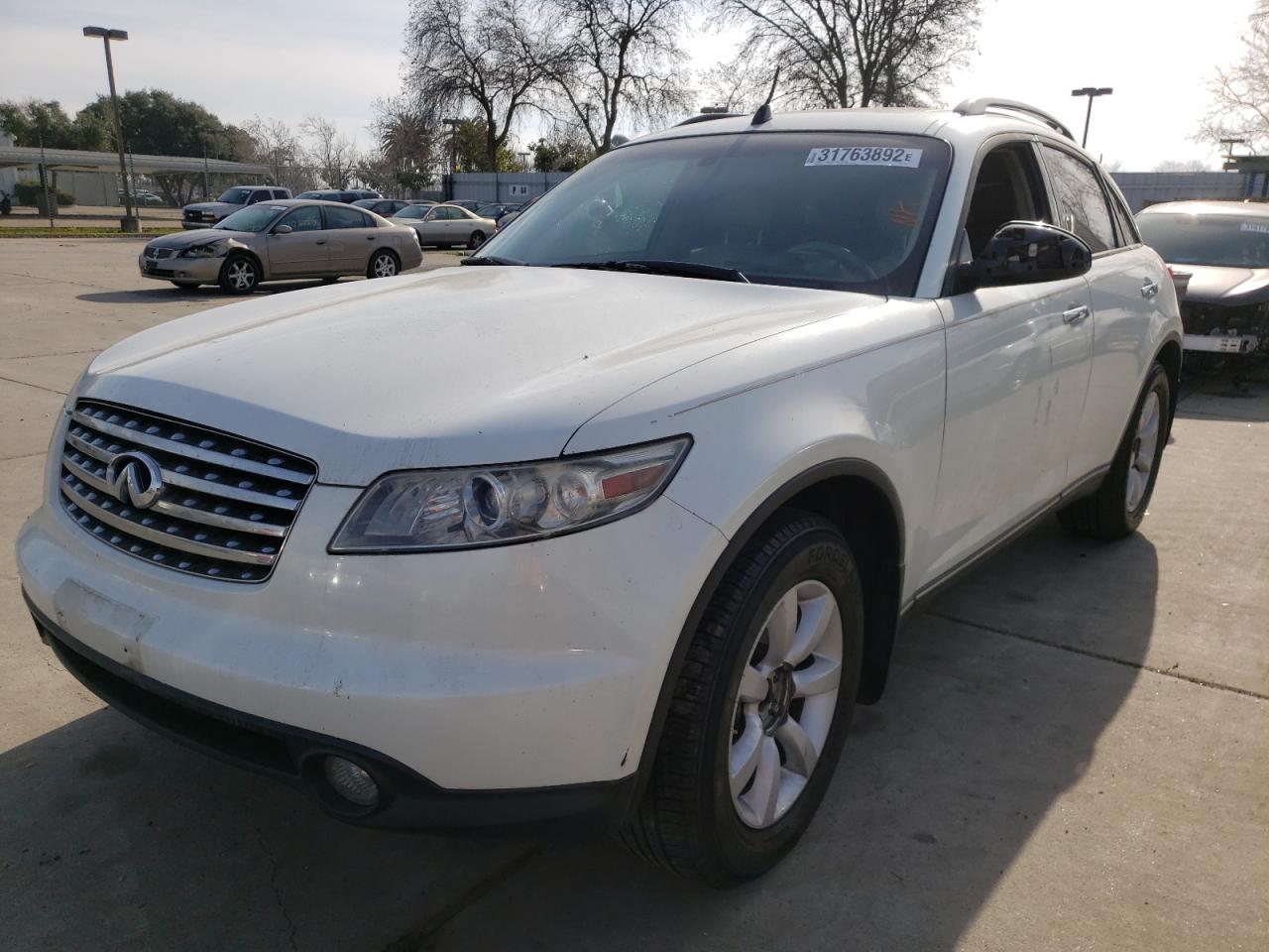 Photo 2 from auction – 2005 INFINITI FX35 with VIN JNRAS08W05X218445