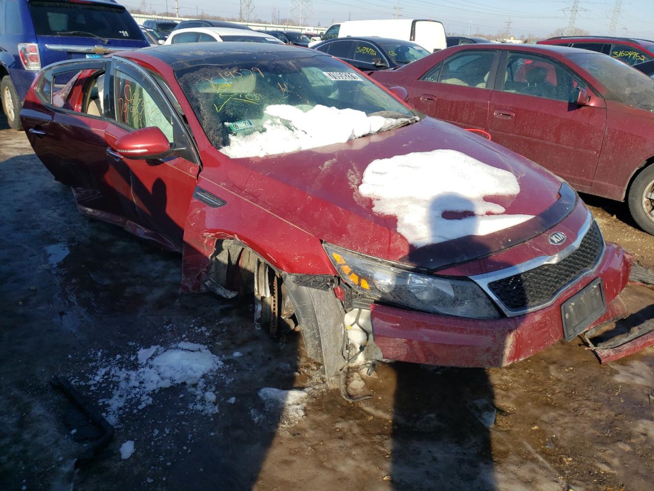 KIA OPTIMA EX 2013 with VIN 5XXGN4A70DG142520 - Photo from auction