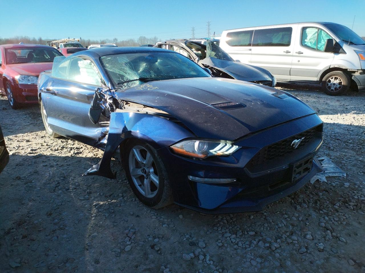 FORD MUSTANG 2019 with VIN 1FA6P8TH0K5112041 - Photo from auction