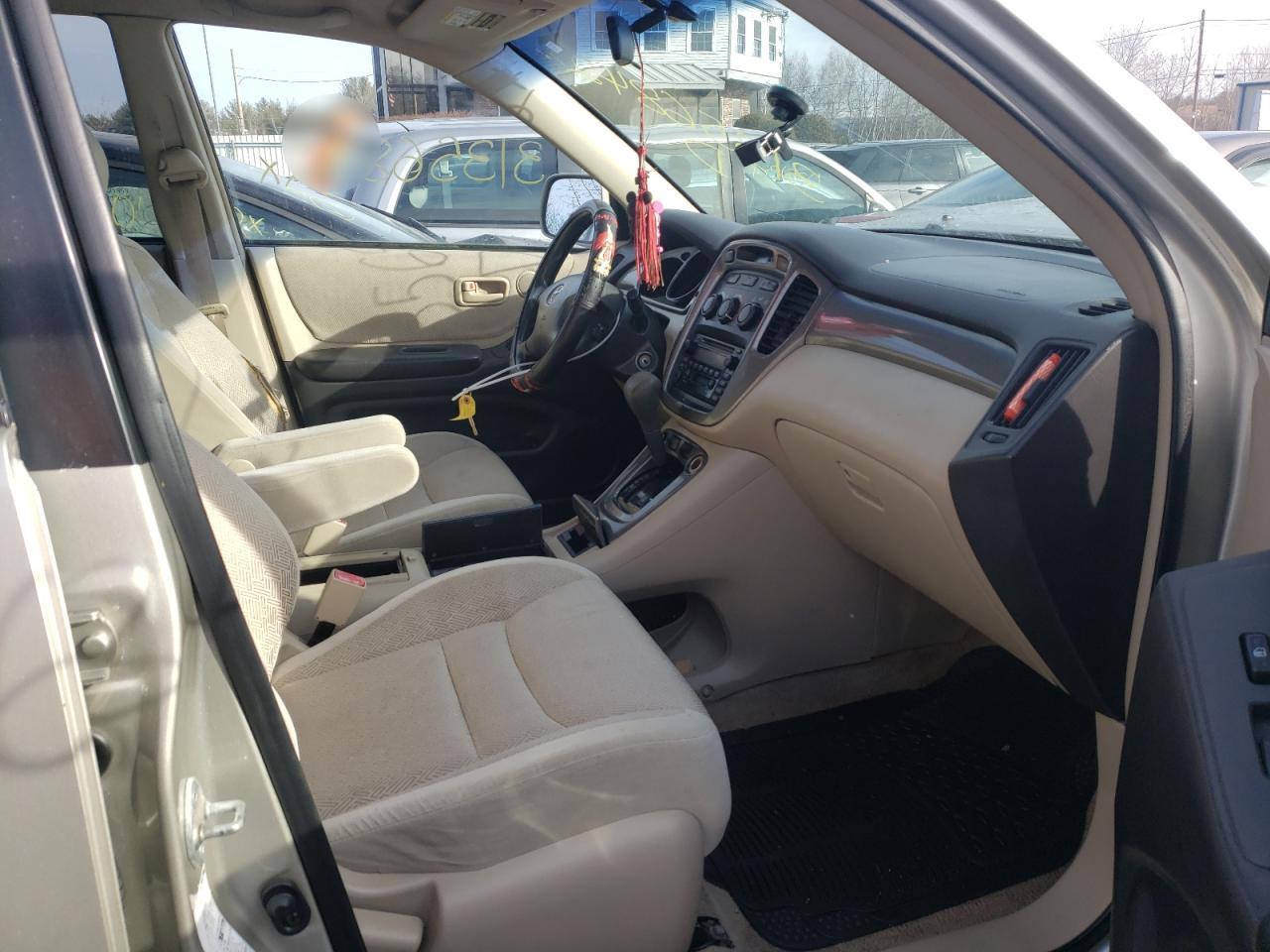 Photo 5 from auction – 2003 TOYOTA HIGHLANDER with VIN JTEHF21A330106303