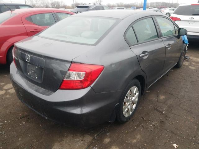 Photo 4 from auction – 2012 HONDA CIVIC LX with VIN 19XFB2F51CE015458