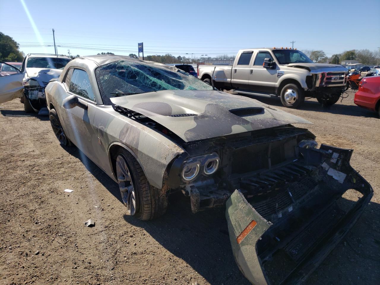 DODGE CHALLENGER 2020 with VIN 2C3CDZFJ3LH159637 - Photo from auction