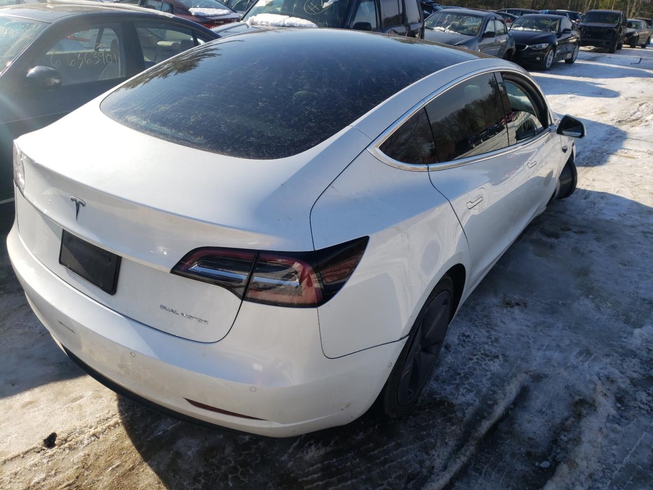 Photo 4 from auction – 2020 TESLA MODEL 3 with VIN 5YJ3E1EB6LF619416