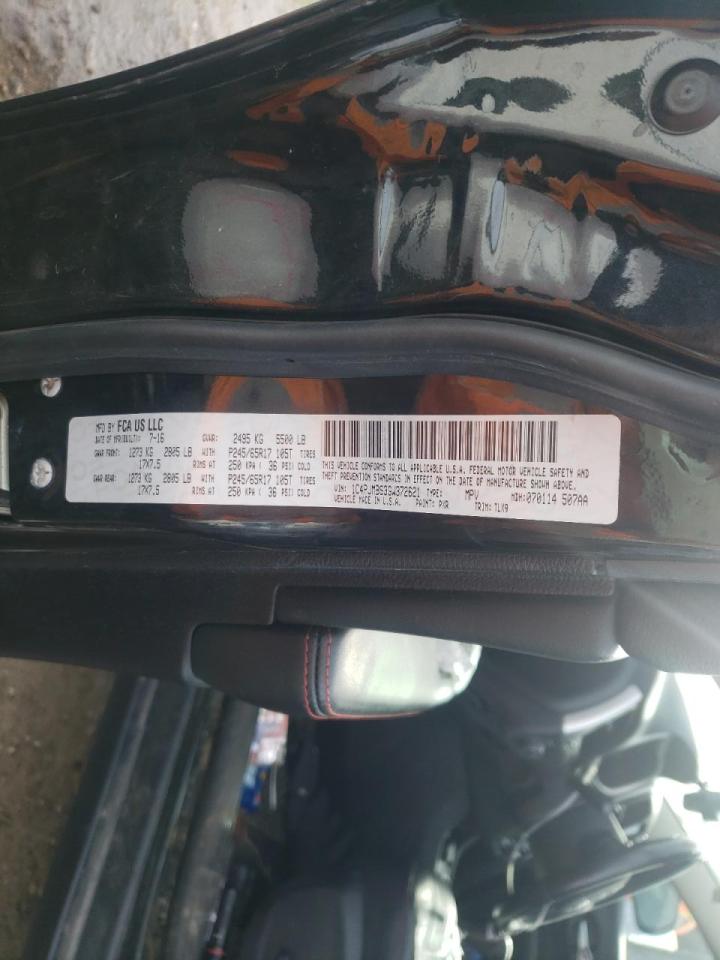 Photo 10 from auction – 2016 JEEP CHEROKEE T with VIN 1C4PJMBS3GW372621