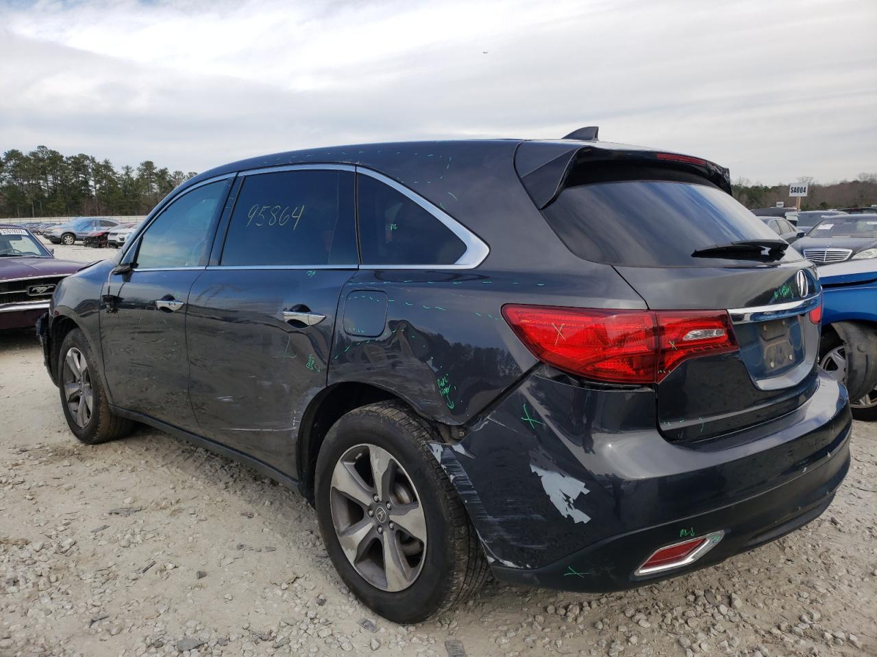Photo 3 from auction – 2014 ACURA MDX with VIN 5FRYD4H20EB013715