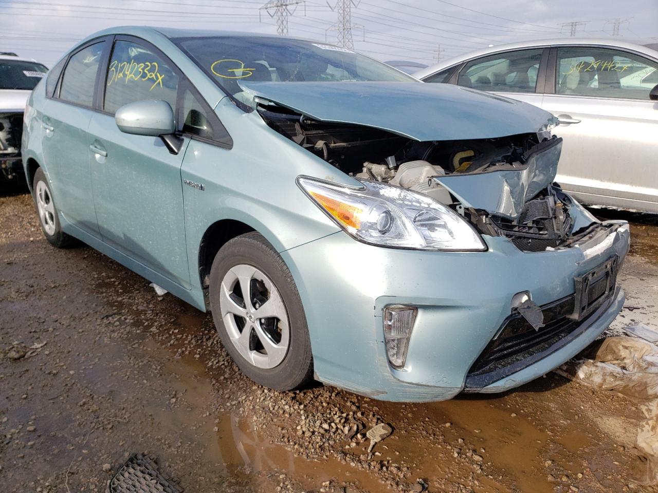 TOYOTA PRIUS 2014 with VIN JTDKN3DU8E1767041 - Photo from auction