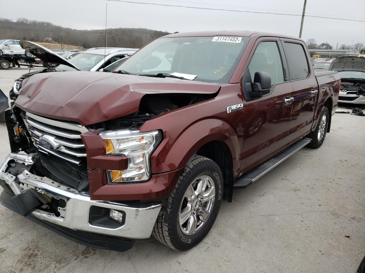 Photo 2 from auction – 2016 FORD F150 SUPER with VIN 1FTEW1C82GKD74295