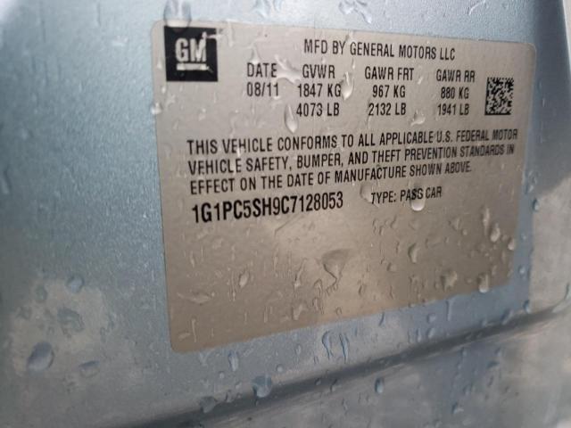 Photo 10 from auction – 2012 CHEVROLET CRUZE LS with VIN 1G1PC5SH9C7128053