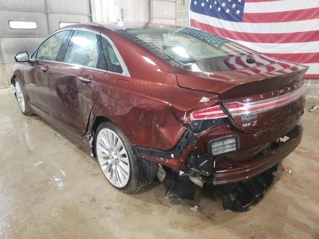 Photo 3 from auction – 2015 LINCOLN MKZ with VIN 3LN6L2J99FR607173